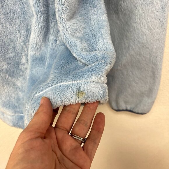 The North Face Osito Light Blue Fuzzy Full Zip Jacket sz Small - Picture 5 of 5